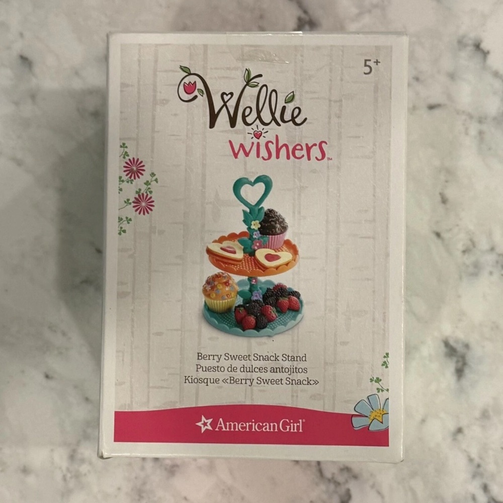 American Girl Wellie Wishers Berry Sweet Snack Stand - Brand New - Retired - Picture 7 of 8